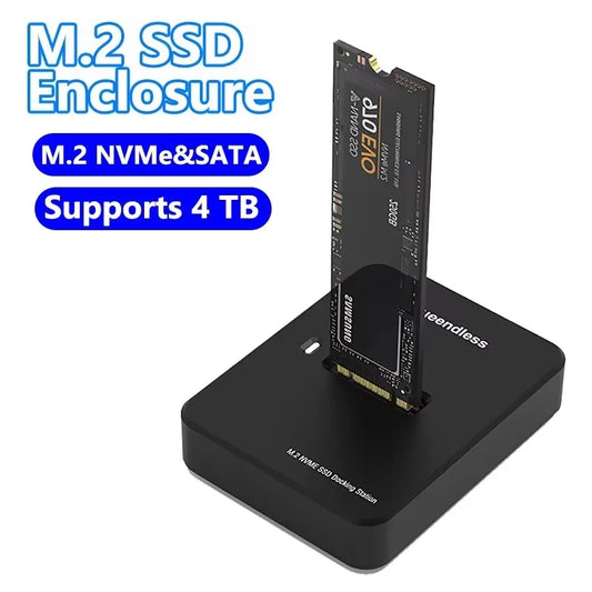 External SSD Hard Disk M.2 SSD Enclosure 10G Online Reading Writing Speed SSD Case For M.2 SSD Docking Station For PC Computer