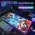 Mouse Pad Megaman X Mouse Pad RGB Gaming Mouse Pad Desk Mat HD Gamer Large LED Light XXL MousePads PC Computer Carpet