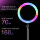 RGB Ring Light Lamp Ring Round With Remote Control For Smartphone Mobile Led Video Light Ring Make Live Photographic Lighting
