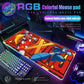 Mouse Pad Megaman X Mouse Pad RGB Gaming Mouse Pad Desk Mat HD Gamer Large LED Light XXL MousePads PC Computer Carpet