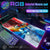 Mouse Pad Megaman X Mouse Pad RGB Gaming Mouse Pad Desk Mat HD Gamer Large LED Light XXL MousePads PC Computer Carpet