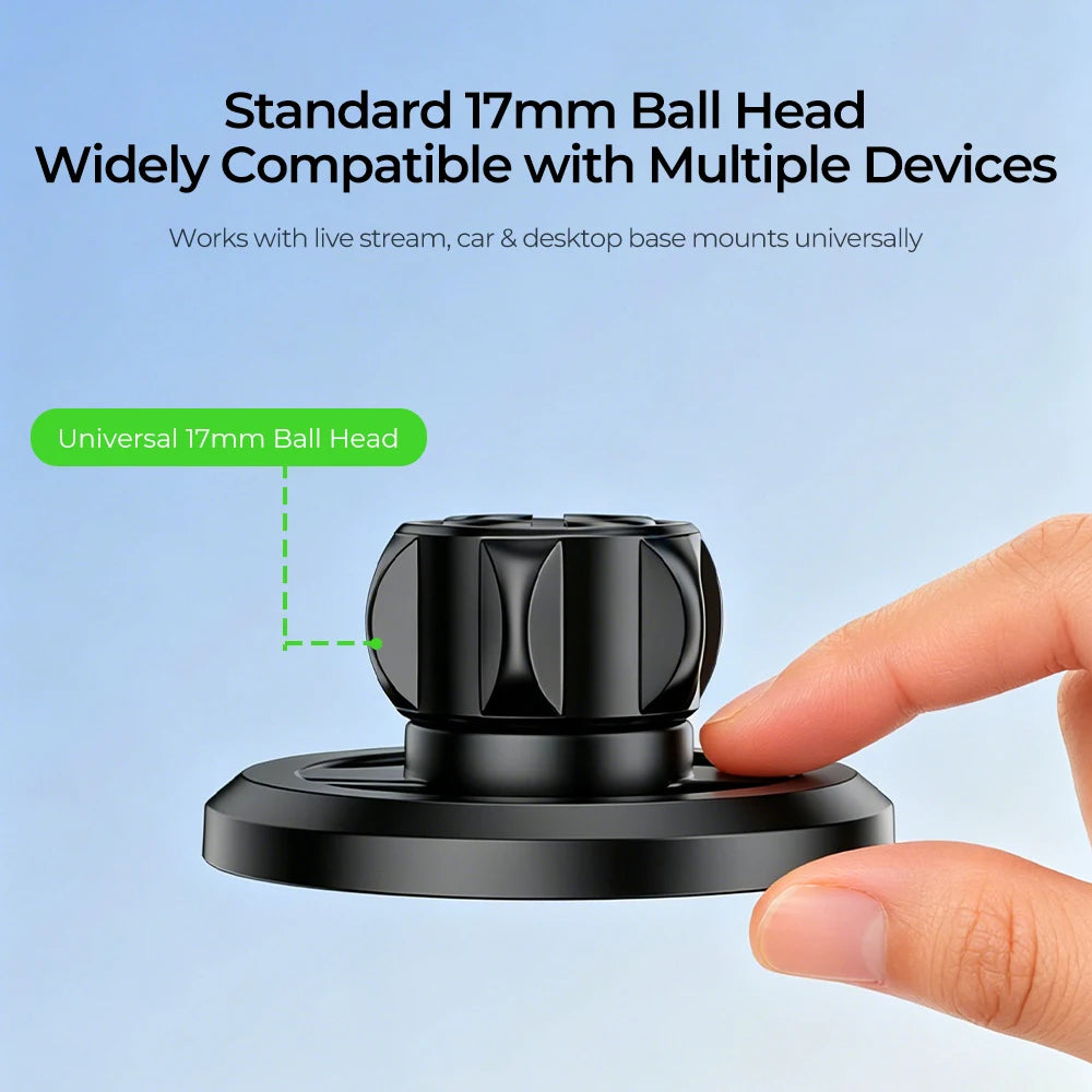 Universal Phone Holder Accessories For MagSafe Anti-Vibration Bracket, For 17mm Ball Head Base Car Phone Mount Supplies
