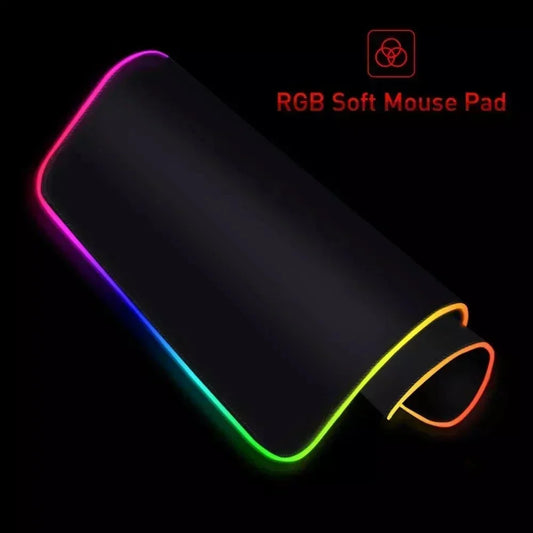RGB Mouse Pad Gaming LED Tarot Glowing Mouse Mat 900x400mm Mousepad XXL PC Pastel Moon Phase Deskmat Lock Edge Keyboard Rug Gift