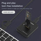 External SSD Hard Disk M.2 SSD Enclosure 10Gbps Online Reading Writing Speed SSD Case For M.2 NVME SATA SSD Docking Station Case
