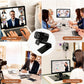 4K Webcam for PC 30fps Autofocus Web Camera With Noise Reducing Microphone Privacy Cover Auto Exposure USB 2.0 Type-C Adapter