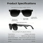 Smart Audio Glasses 2026 Touch Color Changing Lens Dual Microphone Noise Reduction Super Clear Sound Bluetooth Sunglasses Wirele