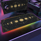 RGB Mouse Pad Gaming LED Tarot Glowing Mouse Mat 900x400mm Mousepad XXL PC Pastel Moon Phase Deskmat Lock Edge Keyboard Rug Gift