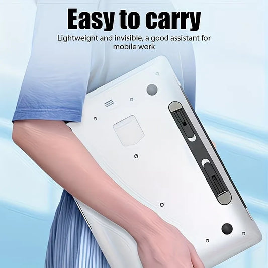 1 Portable Laptop Stand, Foldable Laptop Support, Adjustable Laptop Stand, Durable PP Material