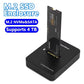 External SSD Hard Disk M.2 SSD Enclosure 10G Online Reading Writing Speed SSD Case For M.2 SSD Docking Station For PC Computer