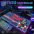 Mouse Pad Megaman X Mouse Pad RGB Gaming Mouse Pad Desk Mat HD Gamer Large LED Light XXL MousePads PC Computer Carpet