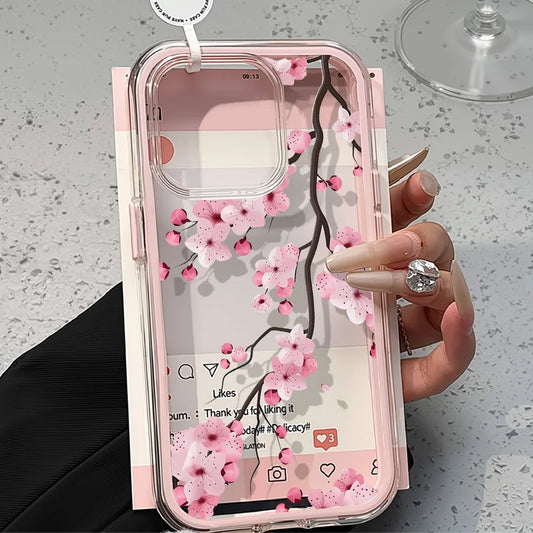 Clear Phone Case, Flower Case, Soft TPU, iPhone 11–17 Pro Max.