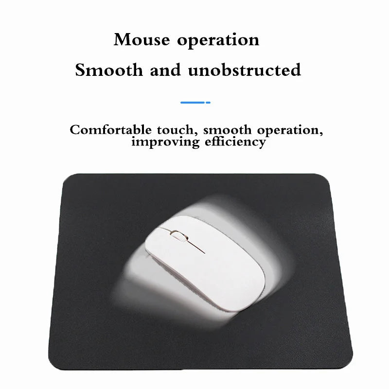 Small PU Mouse Pad Non-Slip Gaming Desktop New Leather Mouse Pad Waterproof Anti-Scratch Easy To Clean Mat For PC Laptop Desktop