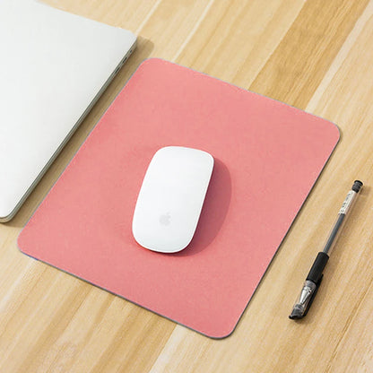 Small PU Mouse Pad Non-Slip Gaming Desktop New Leather Mouse Pad Waterproof Anti-Scratch Easy To Clean Mat For PC Laptop Desktop