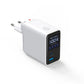 100W Wall Charger Fast Charging GaN Charger with 2-in-1 Retractable Cable And TFT Display for Phones Tablets And More