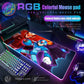 Mouse Pad Megaman X Mouse Pad RGB Gaming Mouse Pad Desk Mat HD Gamer Large LED Light XXL MousePads PC Computer Carpet