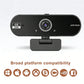 4K Webcam for PC 30fps Autofocus Web Camera With Noise Reducing Microphone Privacy Cover Auto Exposure USB 2.0 Type-C Adapter