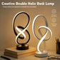 Simple and creative LED desk lamp with USB three color adjustable brightness, bedroom living room  home, office decorative light