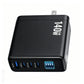 140W GaN Fast Charger 4-Port with Smart Digital Display PD QC Protocol Universal Travel Charger for Phones And Laptops