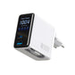 100W Wall Charger Fast Charging GaN Charger with 2-in-1 Retractable Cable And TFT Display for Phones Tablets And More