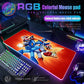 Mouse Pad Megaman X Mouse Pad RGB Gaming Mouse Pad Desk Mat HD Gamer Large LED Light XXL MousePads PC Computer Carpet