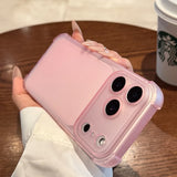 Cute Matte Clear Phone Case for iPhone 17 Air 16E 14 15 16 11 12 13 Pro Max Plus X XS MAX XR Shockproof Protector Cover
