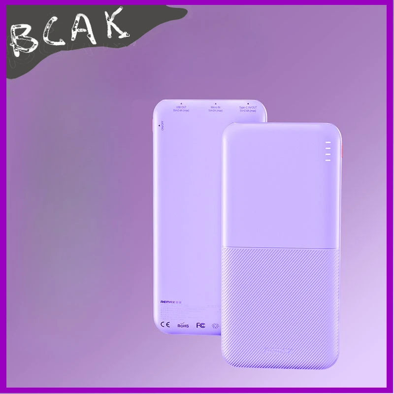 New Style Power Bank 20000mAh 10,000 Large Capacity Durable Fast Charging Mobile New Style Power Supply BCAK