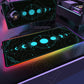 RGB Mouse Pad Gaming LED Tarot Glowing Mouse Mat 900x400mm Mousepad XXL PC Pastel Moon Phase Deskmat Lock Edge Keyboard Rug Gift