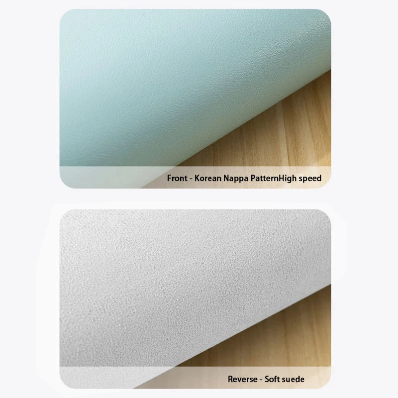 Small PU Mouse Pad Non-Slip Gaming Desktop New Leather Mouse Pad Waterproof Anti-Scratch Easy To Clean Mat For PC Laptop Desktop