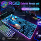 Mouse Pad Megaman X Mouse Pad RGB Gaming Mouse Pad Desk Mat HD Gamer Large LED Light XXL MousePads PC Computer Carpet