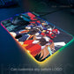 Mouse Pad Megaman X Mouse Pad RGB Gaming Mouse Pad Desk Mat HD Gamer Large LED Light XXL MousePads PC Computer Carpet