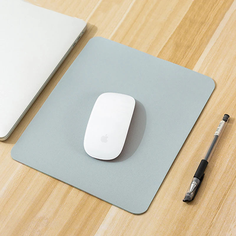 Small PU Mouse Pad Non-Slip Gaming Desktop New Leather Mouse Pad Waterproof Anti-Scratch Easy To Clean Mat For PC Laptop Desktop