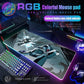 Mouse Pad Megaman X Mouse Pad RGB Gaming Mouse Pad Desk Mat HD Gamer Large LED Light XXL MousePads PC Computer Carpet