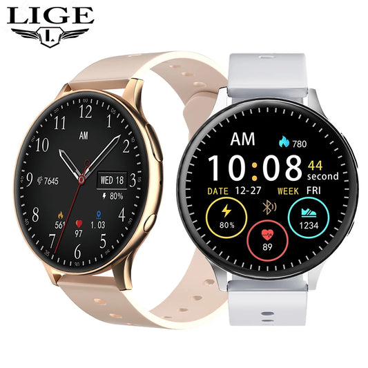 New Smart Watch for Men Women Answer/Make Calls HD Screen Fitness Smartwatch Waterproof Sport Heart Rate Sleep Monitor Pedometer