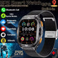 2025 New GPS Smart Watch Men 1.96-inch HD AMOLED Screen Compass Bluetooth Call 5ATM Waterproof Sport Smart Watch for Android iOS