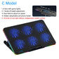 Laptop Cooling pad for 12-17 Inch Laptop Cooler Stand, 6 quiet fans, 5 Angle Adjustable with phone holder