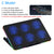 Laptop Cooling pad for 12-17 Inch Laptop Cooler Stand, 6 quiet fans, 5 Angle Adjustable with phone holder