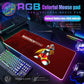 Mouse Pad Megaman X Mouse Pad RGB Gaming Mouse Pad Desk Mat HD Gamer Large LED Light XXL MousePads PC Computer Carpet