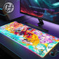 Mouse Pad Megaman X Mouse Pad RGB Gaming Mouse Pad Desk Mat HD Gamer Large LED Light XXL MousePads PC Computer Carpet