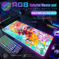 Mouse Pad Megaman X Mouse Pad RGB Gaming Mouse Pad Desk Mat HD Gamer Large LED Light XXL MousePads PC Computer Carpet