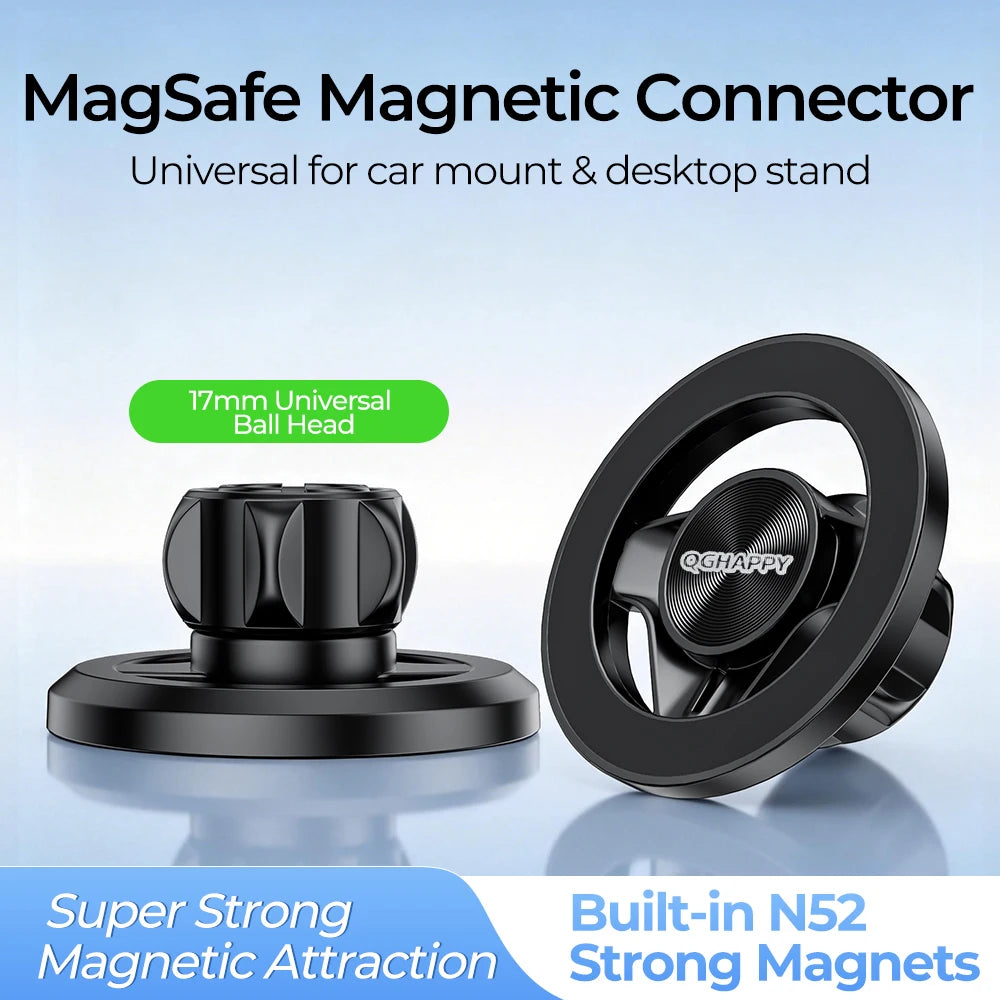 Universal Phone Holder Accessories For MagSafe Anti-Vibration Bracket, For 17mm Ball Head Base Car Phone Mount Supplies