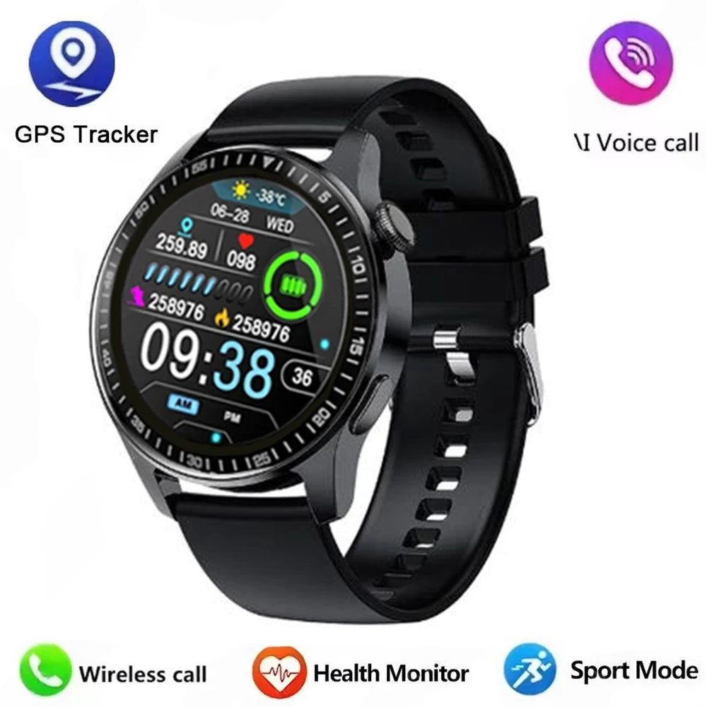 2026 Men's Smart Watch 1.32" HD Round Display | Bluetooth Calling & Heart Rate Monitor