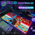 Mouse Pad Megaman X Mouse Pad RGB Gaming Mouse Pad Desk Mat HD Gamer Large LED Light XXL MousePads PC Computer Carpet