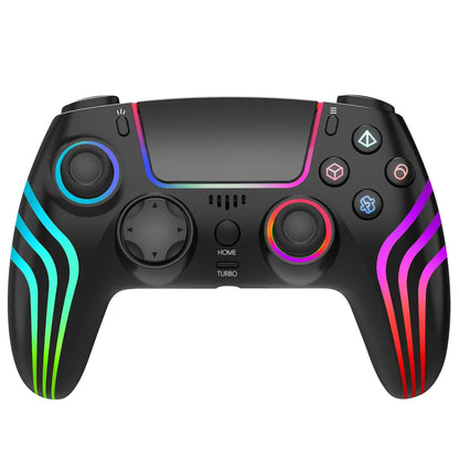 PS5 Controller,Wireless Anti-Drift Gamepad,Dual Hall Joysticks&Triggers,Macro Back Buttons,1500mAh, RGB
