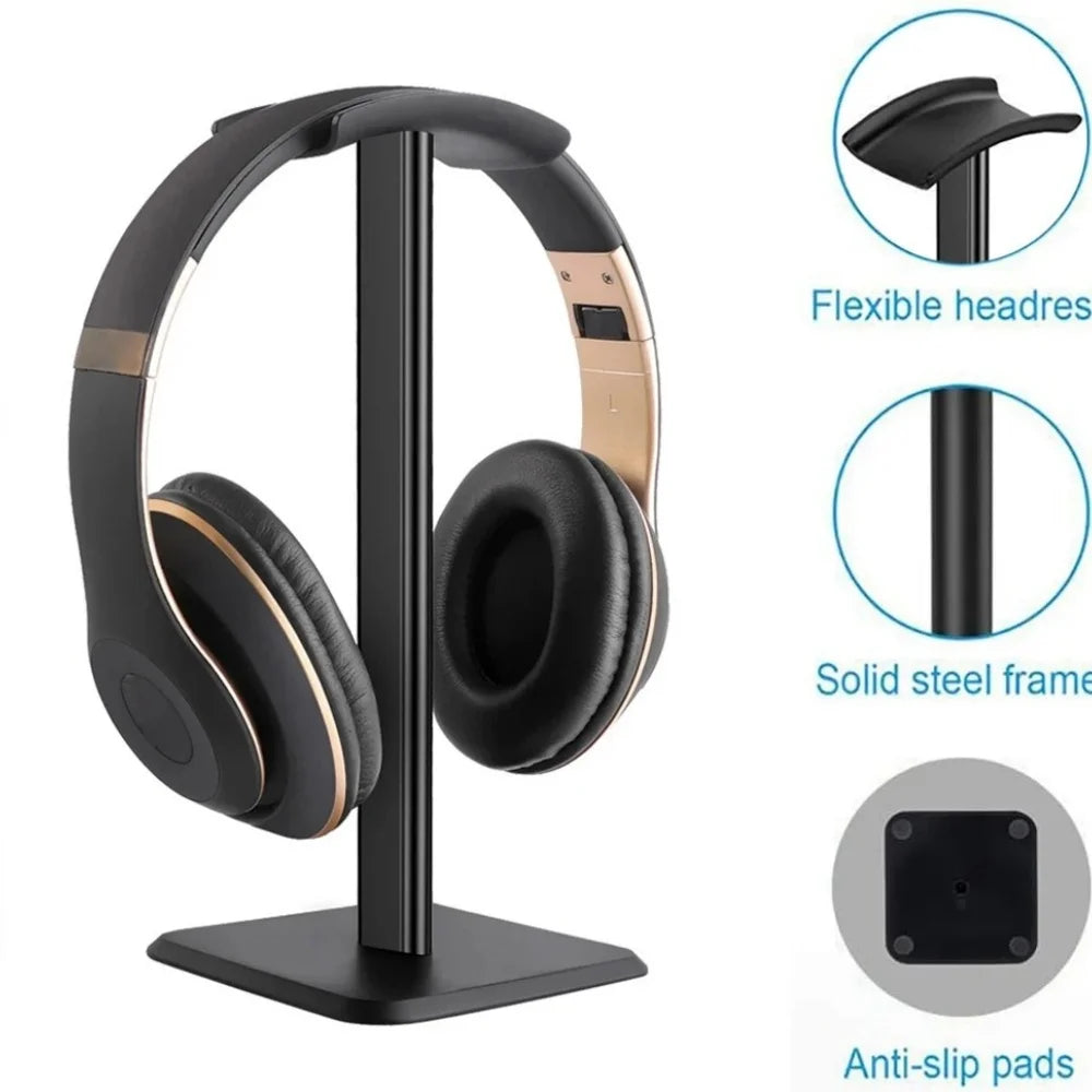 Headphone Stand Desktop Headset Holder-Desk Earphone Stand for All Headsets Such as Airpods Max HyperX Gaming Headphones